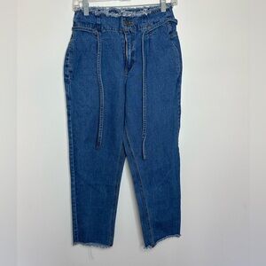Le Lis high waisted pants with belt